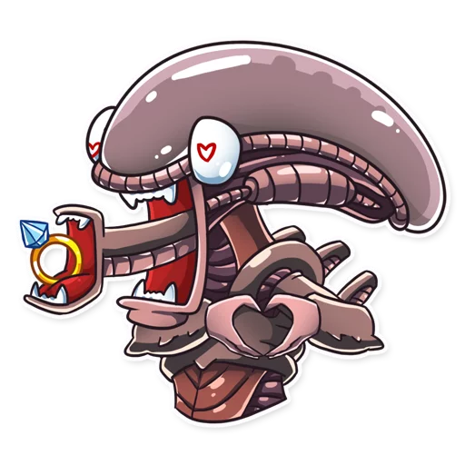 💍 Стикер «Al the Alien» для Telegram