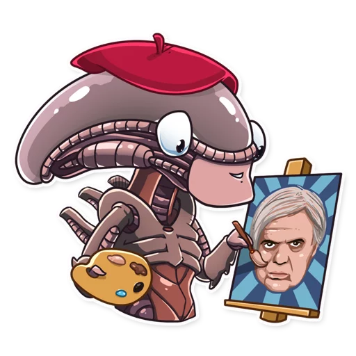 🎨 Стикер «Al the Alien» для Telegram