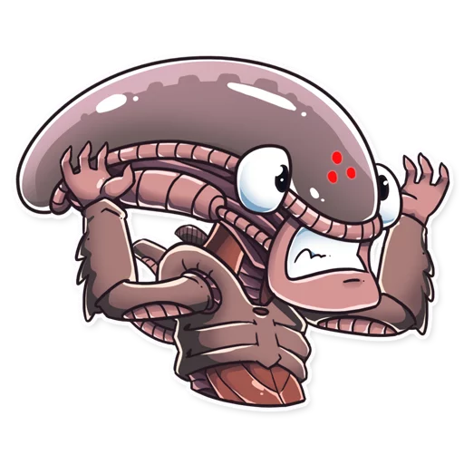 😱 Стикер «Al the Alien» для Telegram