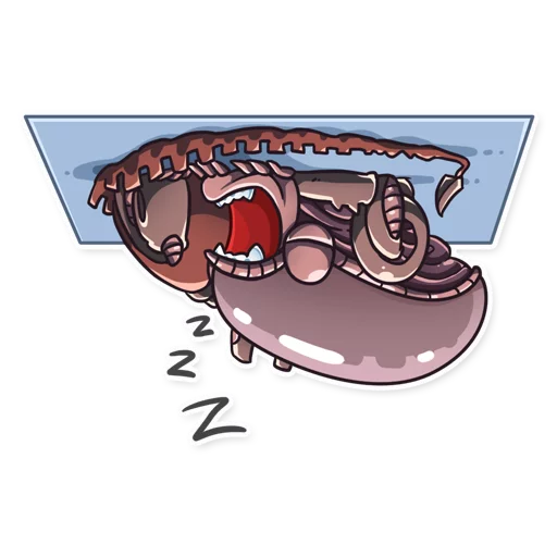 😴 Стикер «Al the Alien» для Telegram