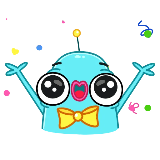 🥳 Стикер «Alien» для Telegram