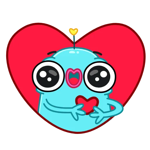 ❤️ Стикер «Alien» для Telegram