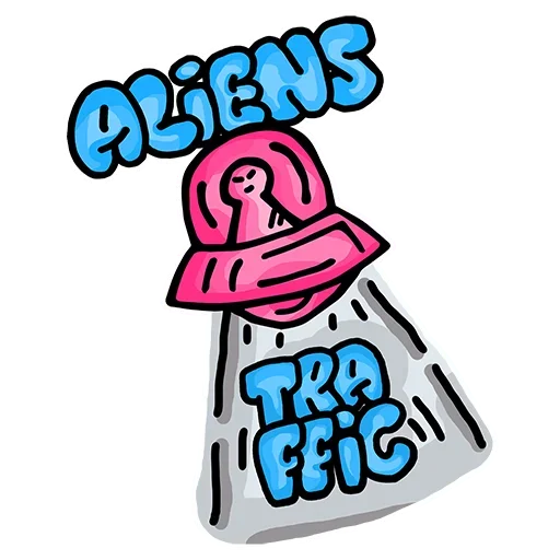 Стикерпак Alien World для Telegram