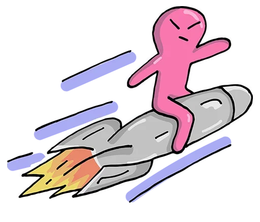 😉 Стикер «Alien World» для Telegram
