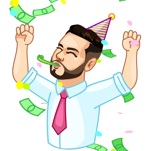🥳 Стикер «AlievTrade» для Telegram