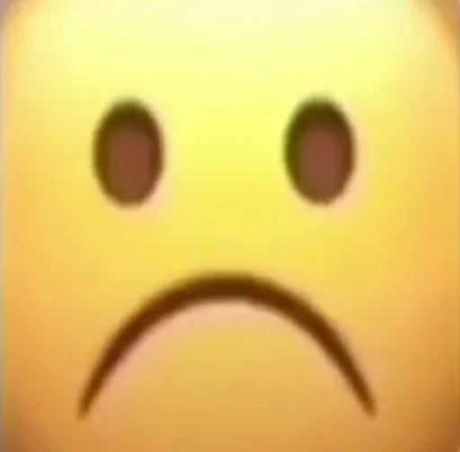 ☹️ Стикер «🙂» для Telegram