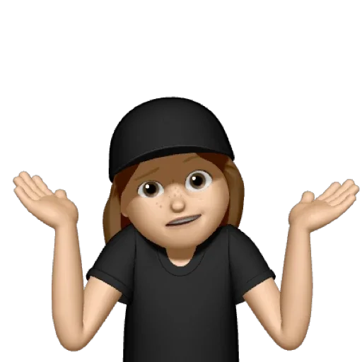 🤷‍♀️ Стикер «Emoticons» для Telegram