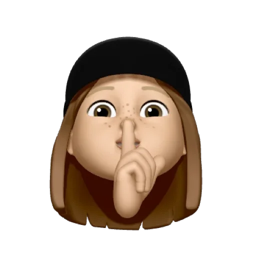 🤫 Стикер «Emoticons» для Telegram