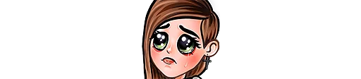 😢 Стикер «AlinaRinRin Emotes» для Telegram