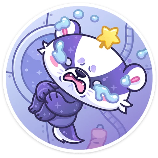 🌌 Стикер «Алиот» для Telegram