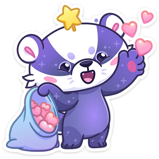 ❤️ Стикер «Алиот» для Telegram