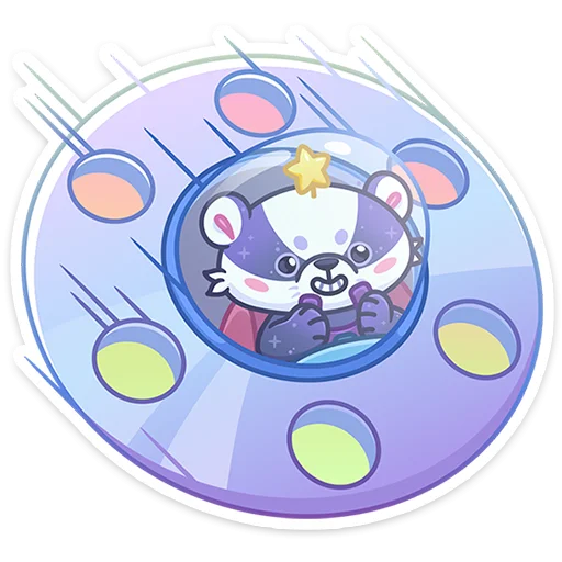 🛸 Стикер «Алиот» для Telegram