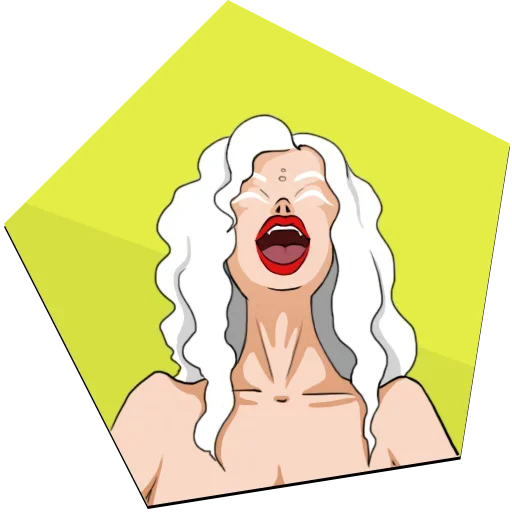 😝 Стикер «Алиса Лисс с ТНТ» для Telegram