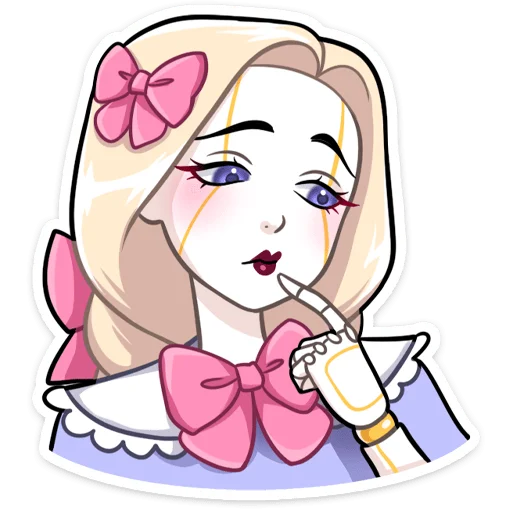 🥺 Стикер «Кукла Алиса» для Telegram