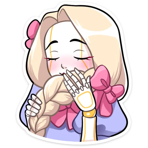 ☺️ Стикер «Кукла Алиса» для Telegram