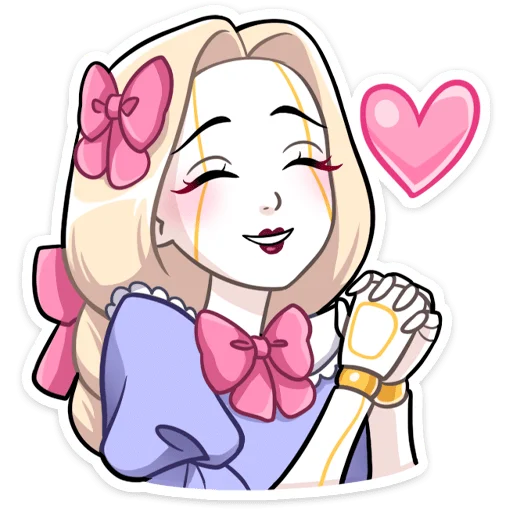 😍 Стикер «Кукла Алиса» для Telegram