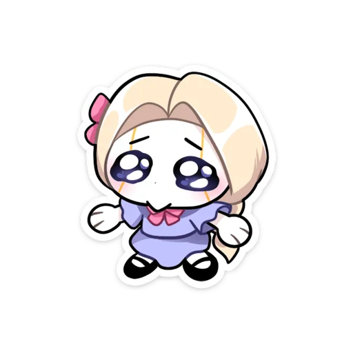 🥺 Стикер «Кукла Алиса» для Telegram
