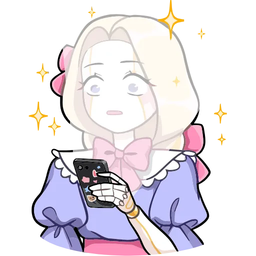 😳 Эмодзи «Кукла Алиса» для Telegram
