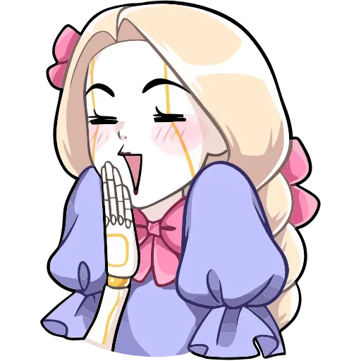 🥱 Эмодзи «Кукла Алиса» для Telegram
