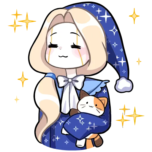😴 Эмодзи «Кукла Алиса» для Telegram