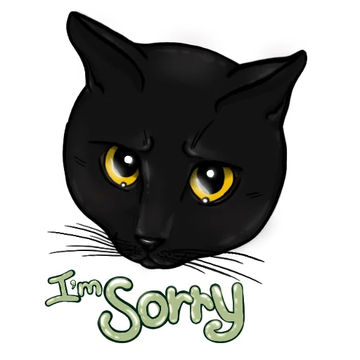 😿 Стикер «Alister the cat» для Telegram