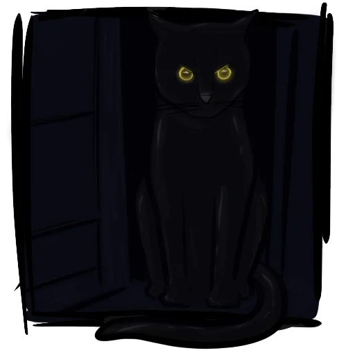 🐈‍⬛ Стикер «Alister the cat» для Telegram