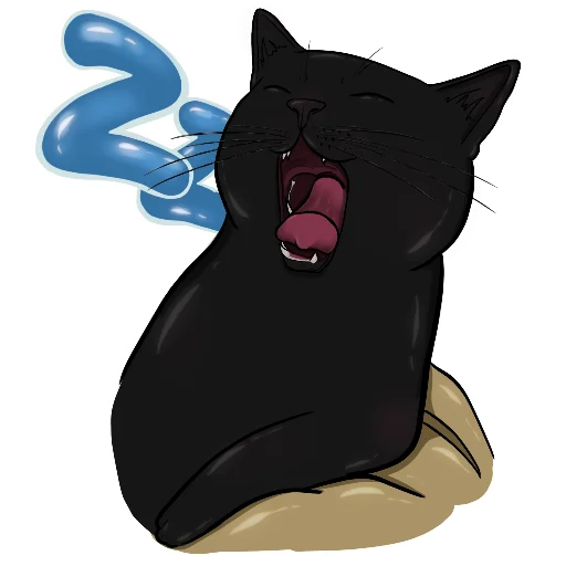 🐈‍⬛ Стикер «Alister the cat» для Telegram
