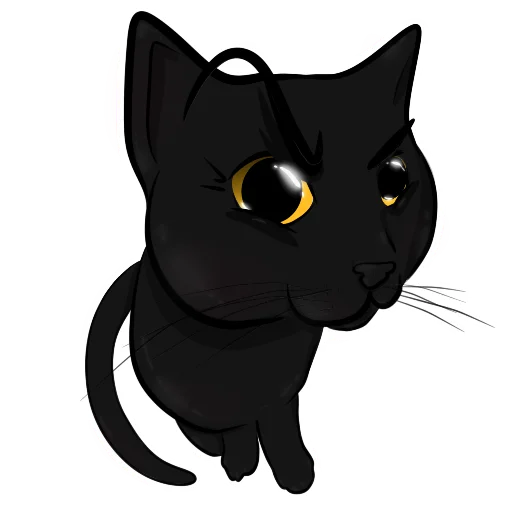 🐈‍⬛ Стикер «Alister the cat» для Telegram