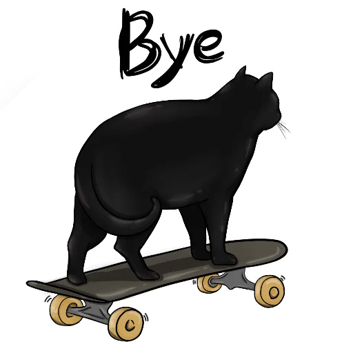 👋 Стикер «Alister the cat» для Telegram