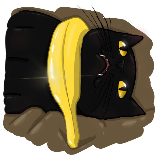🐈‍⬛ Стикер «Alister the cat» для Telegram