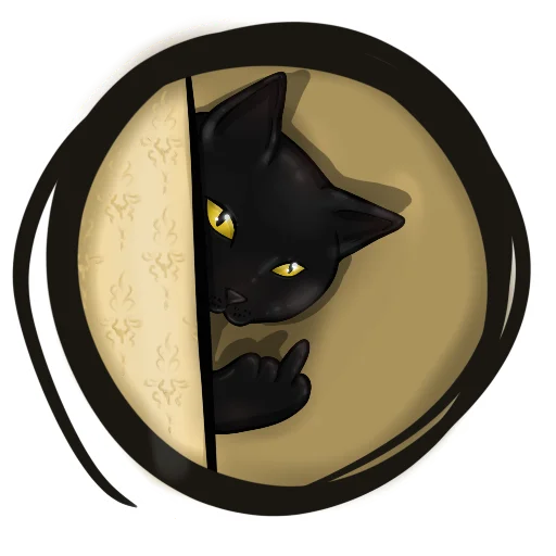 🖕 Стикер «Alister the cat» для Telegram