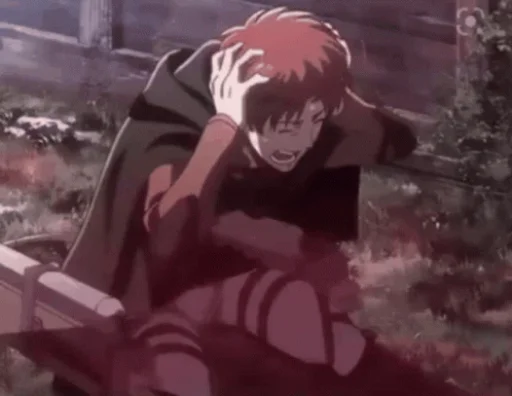 😩 Стикер «Floch Forster Attack on Titan» для Telegram
