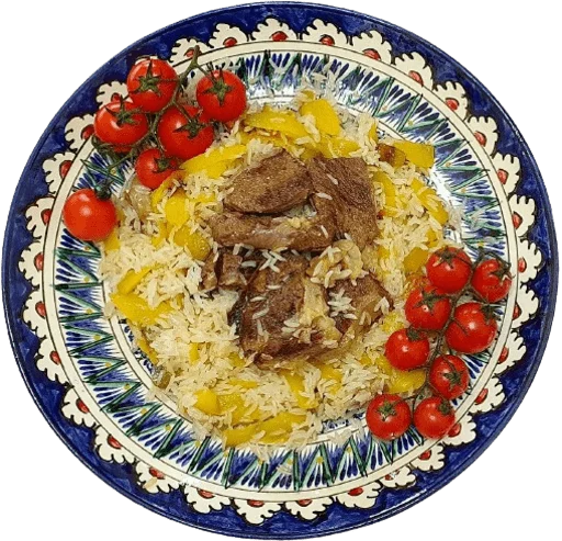 🍚 Стикер «Сообщество Любителей Плова Вкусного плова ВСЕМ НАМ» для Telegram