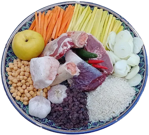 🍗 Стикер «Сообщество Любителей Плова Вкусного плова ВСЕМ НАМ» для Telegram