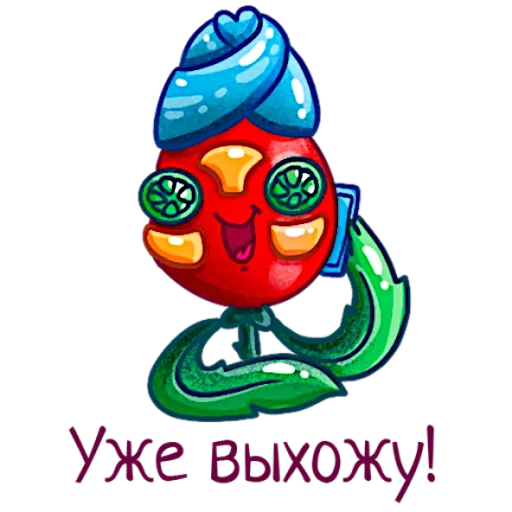 📲 Стикер «Аллая роза» для Telegram