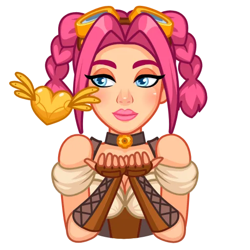 😘 Стикер «Beautiful» для Telegram