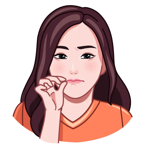 🤐 Стикер «Beautiful» для Telegram