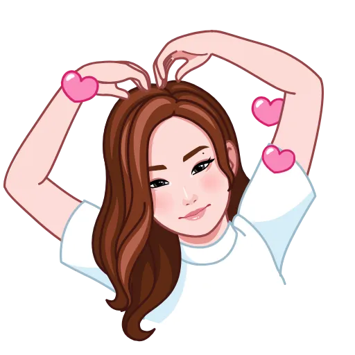 ❤️ Стикер «Beautiful» для Telegram