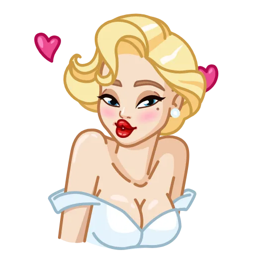 😘 Стикер «Beautiful» для Telegram
