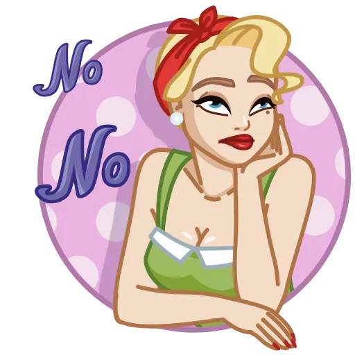 😒 Стикер «Beautiful» для Telegram