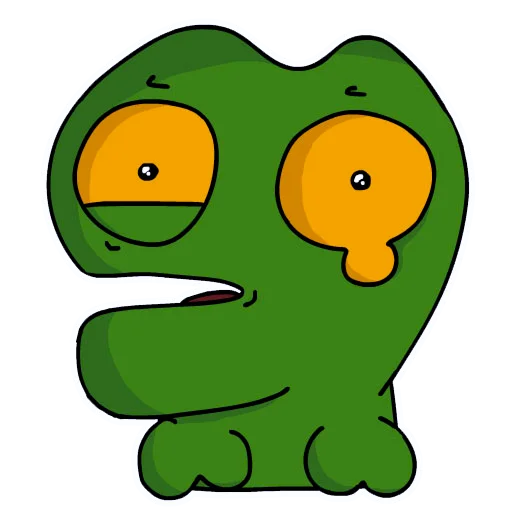 😦 Стикер «Лягушка Алекс» для Telegram