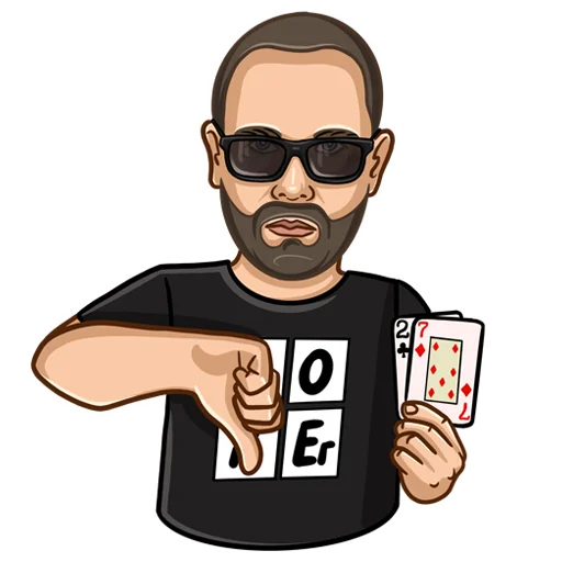 👎 Стикер «AllinPokerMoscow» для Telegram