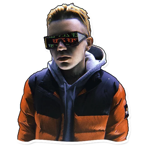 👓 Стикер «Элджей» для Telegram