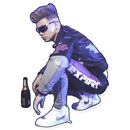 🍾 Стикер «Элджей» для Telegram