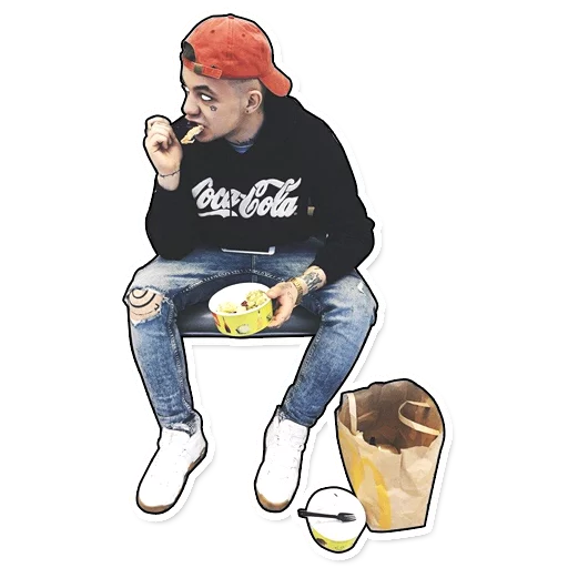 🍟 Стикер «Элджей» для Telegram