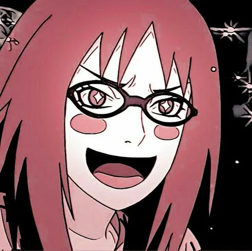❤️ Стикер «Karin Uzumaki» для Telegram
