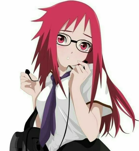 ❤️ Стикер «Karin Uzumaki» для Telegram