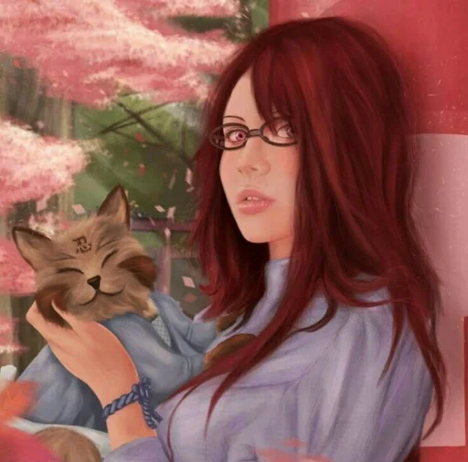 ❤️ Стикер «Karin Uzumaki» для Telegram