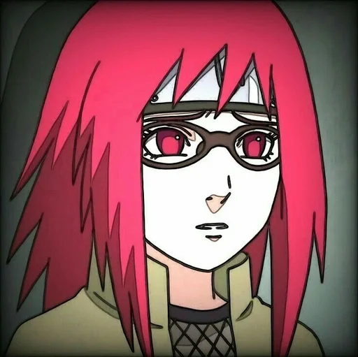 ❤️ Стикер «Karin Uzumaki» для Telegram