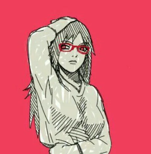 ❤️ Стикер «Karin Uzumaki» для Telegram